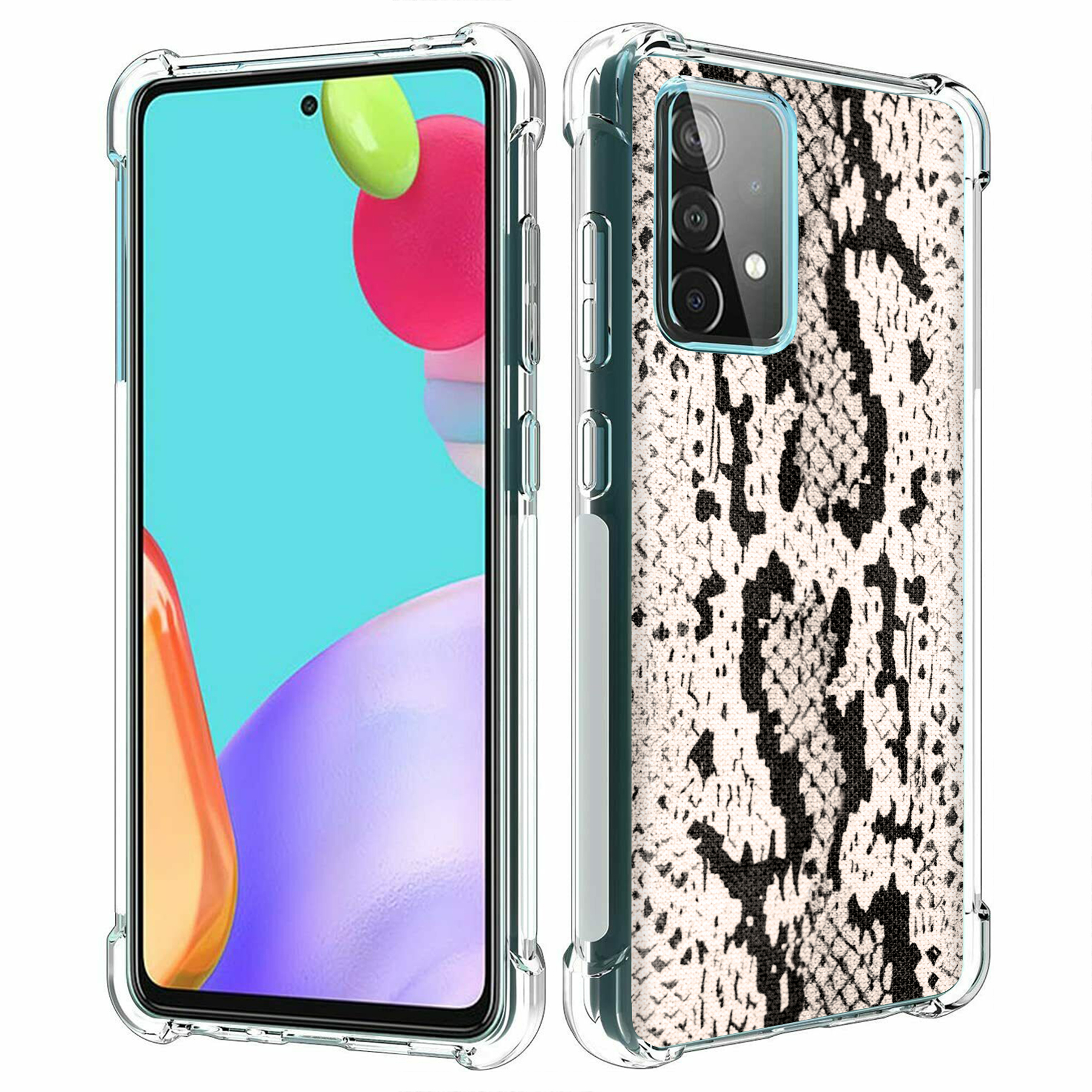 For Samsung Galaxy A (A56,A36,A16,A15,A14),Slim Cover,Snake Pattern Print,USA - Picture 12 of 28