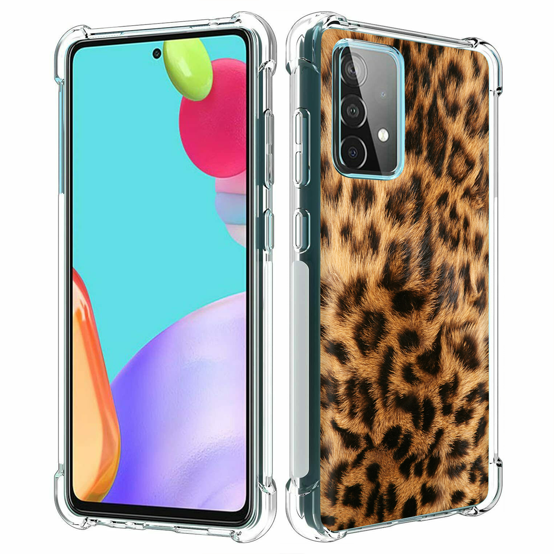 For Samsung Galaxy A (A56,A36,A16,A15,A14),Slim Cover,Leopard Skin Print,USA - Picture 11 of 28