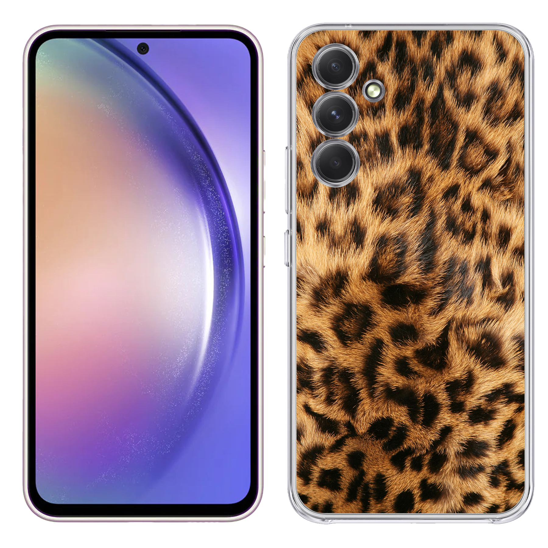 For Samsung Galaxy A (A56,A36,A16,A15,A14),Slim Cover,Leopard Skin Print,USA - Picture 10 of 28