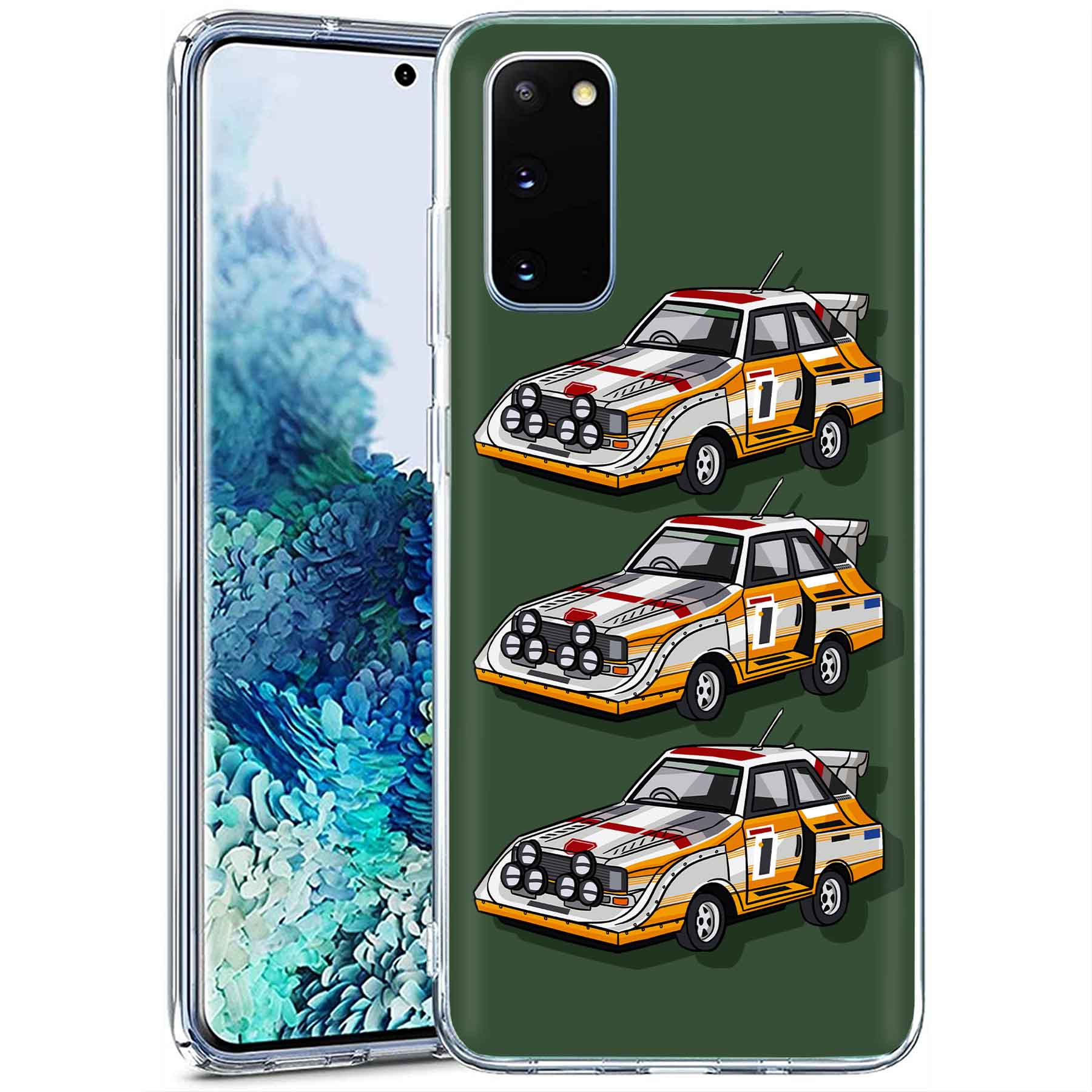 For Samsung Galaxy S (S25,S24,S23,S22,S21),Slim Cover,Audi Quattro Print,USA - Picture 8 of 26