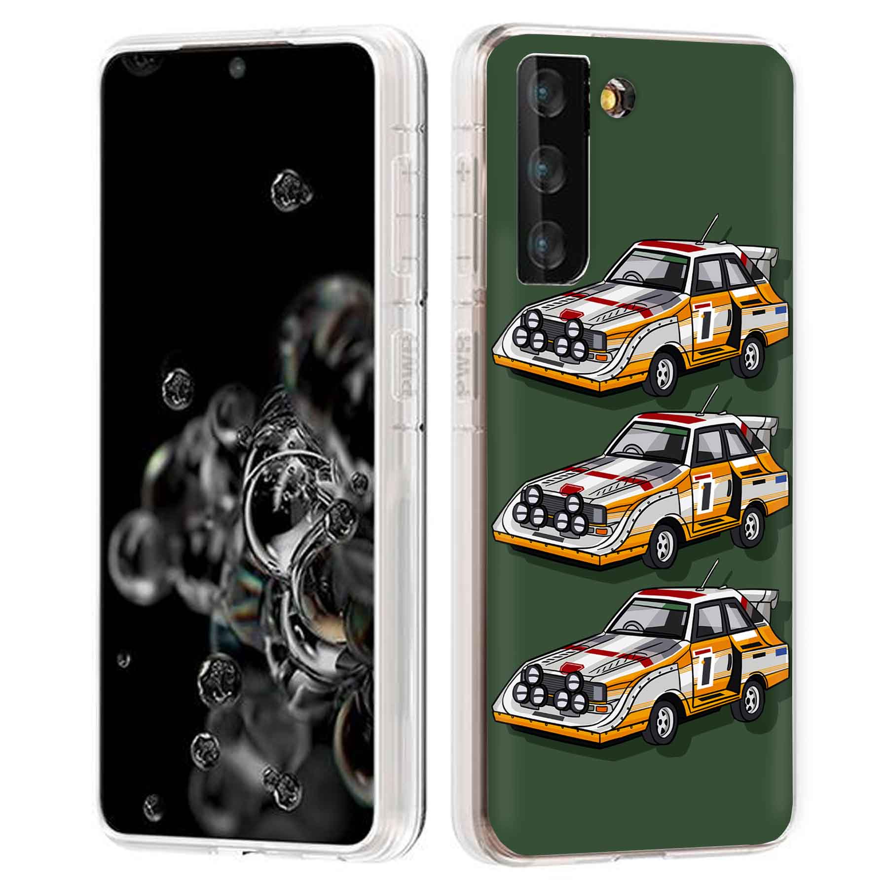 For Samsung Galaxy S (S25,S24,S23,S22,S21),Slim Cover,Audi Quattro Print,USA - Picture 9 of 26