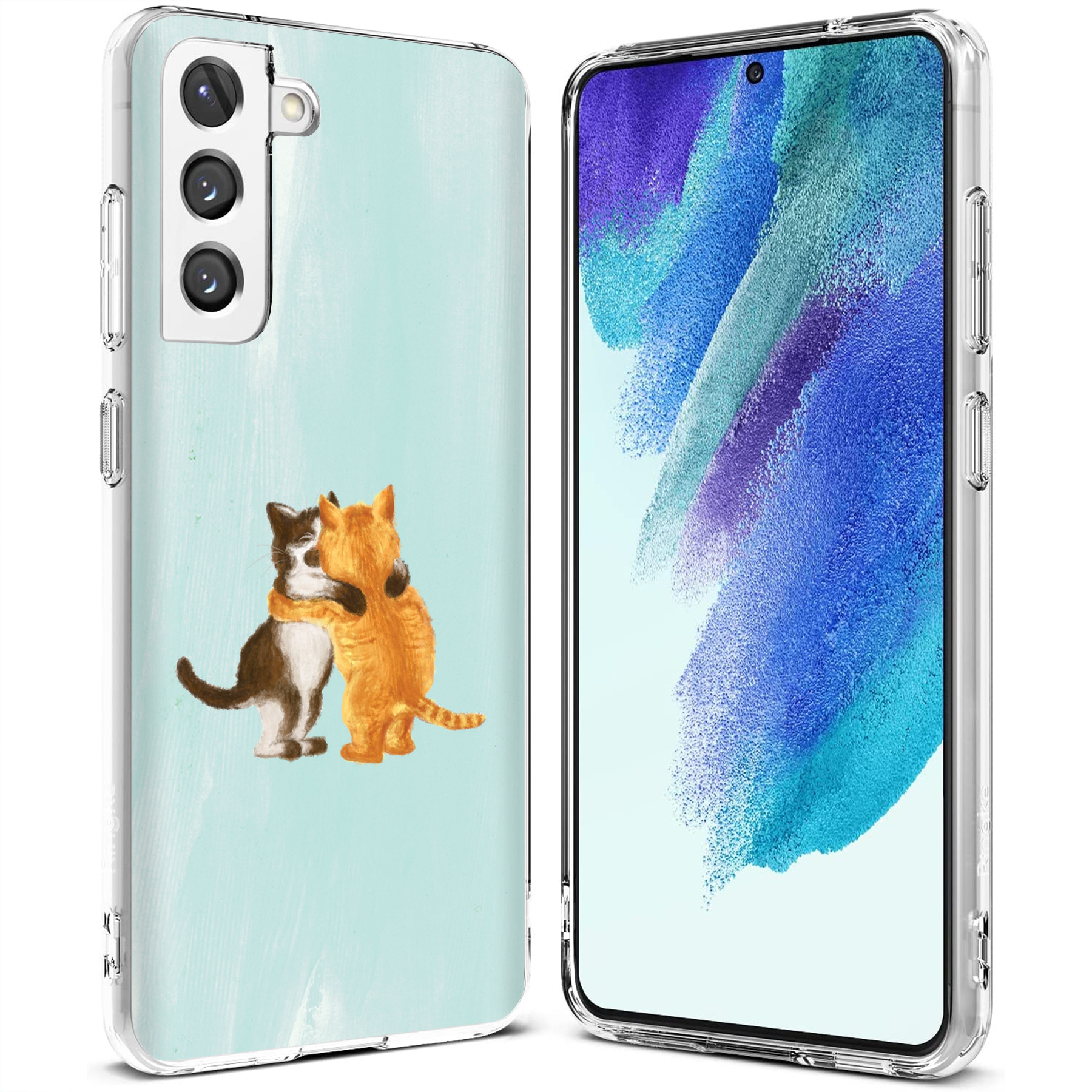 For Samsung Galaxy S (S25,S24,S23,S22,S21),Slim Cover,Meoww Print,USA - Picture 12 of 26