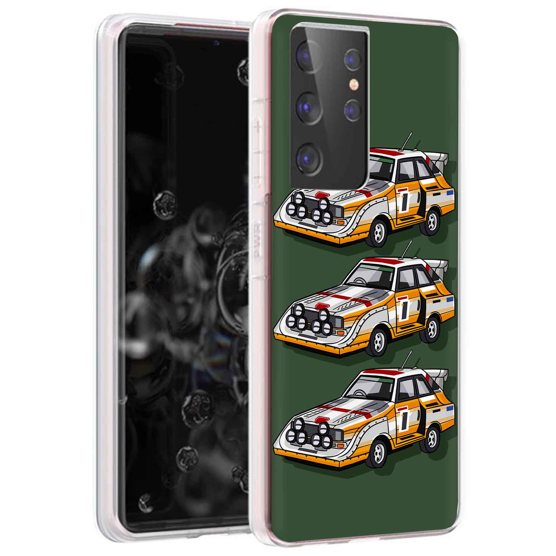 For Samsung Galaxy S (S25,S24,S23,S22,S21),Slim Cover,Audi Quattro Print,USA - Picture 11 of 26