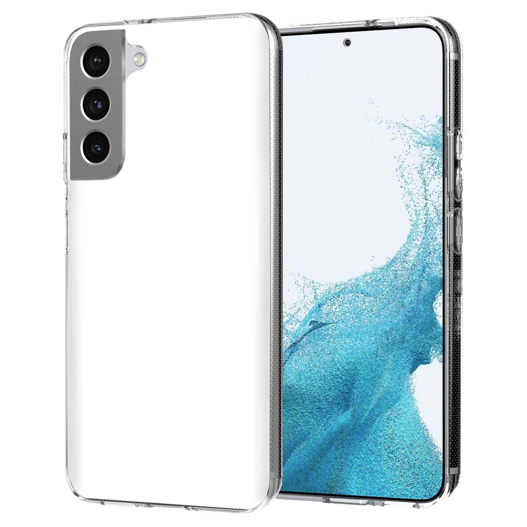 For Samsung Galaxy S Series (S24,S23,S22,S21,S20), Slim Cover, White Print, USA - Picture 13 of 22