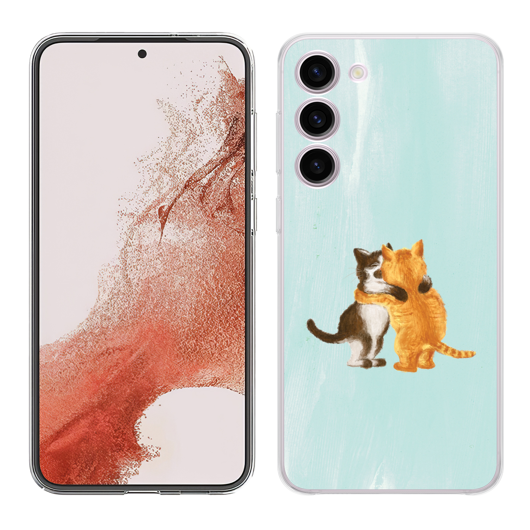 For Samsung Galaxy S (S25,S24,S23,S22,S21),Slim Cover,Meoww Print,USA - Picture 16 of 26