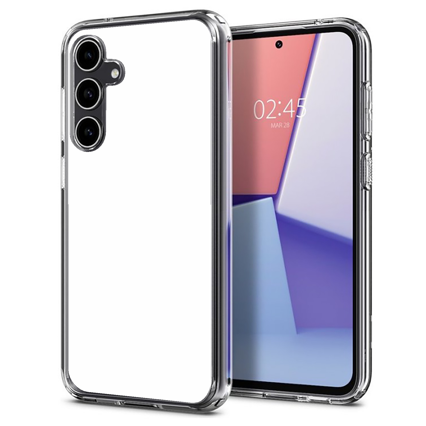 For Samsung Galaxy S Series (S24,S23,S22,S21,S20), Slim Cover, White Print, USA - Picture 19 of 22