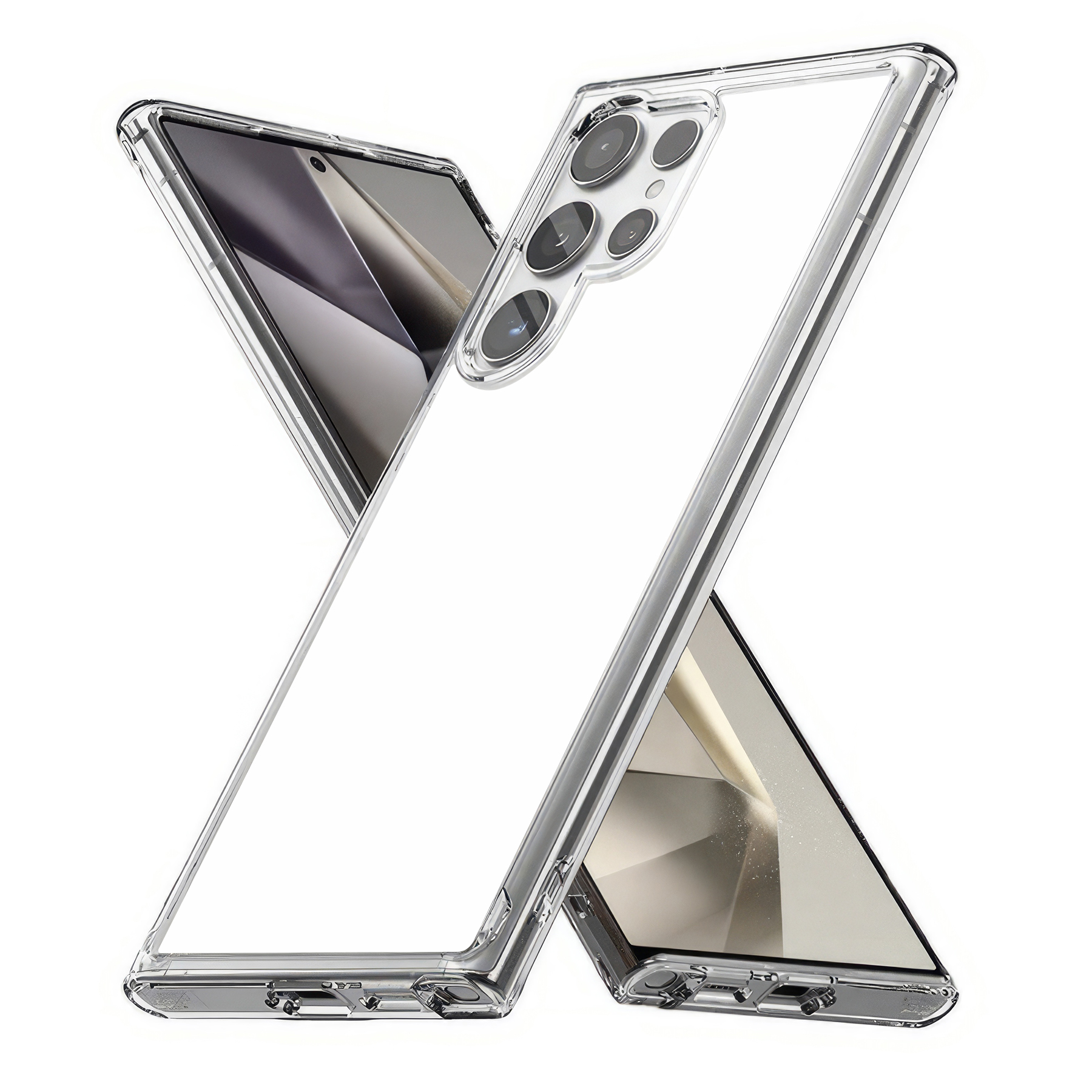 For Samsung Galaxy S Series (S24,S23,S22,S21,S20), Slim Cover, White Print, USA - Picture 22 of 22