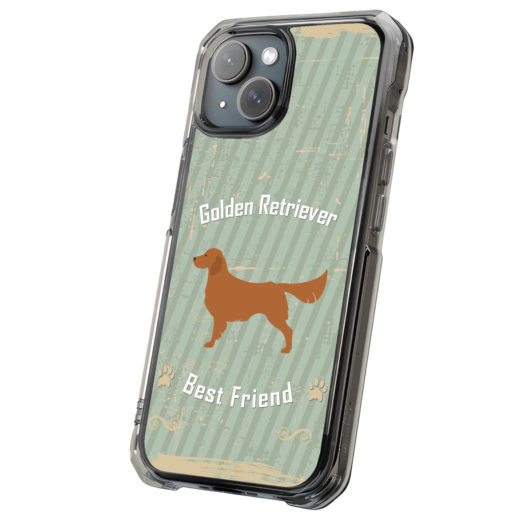 Custodia di design per Apple iPhone (16,15,14,13,12,11,X,8,7), stampa cane Retriever - Foto 8 di 8