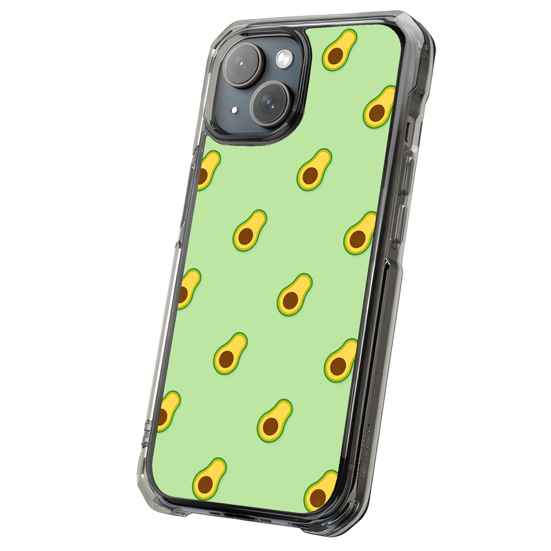 Designer Hülle für Apple iPhone (16,15,14,13,12,11,X,8,7), Avocado Print - Bild 8 von 8