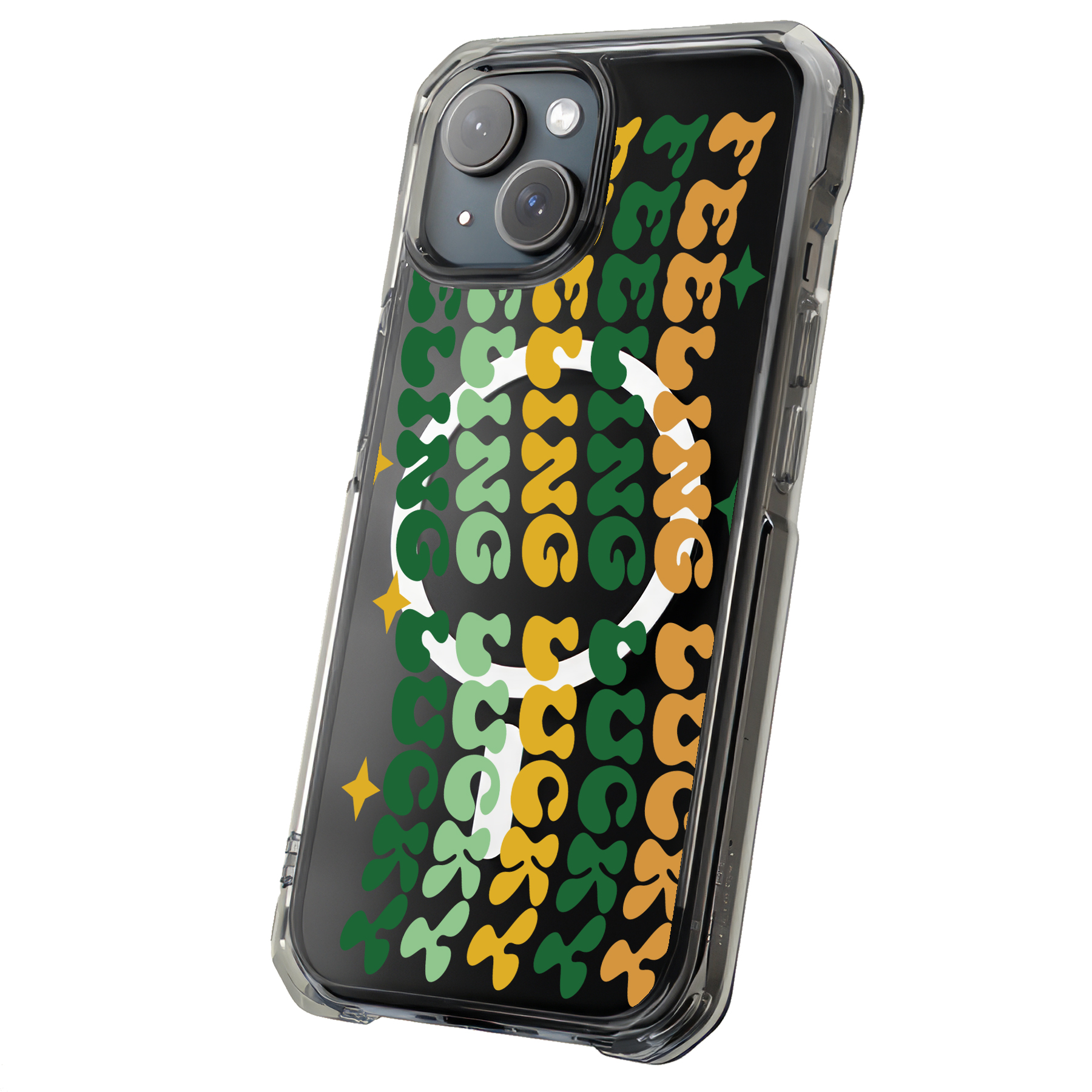 Tough Case für Apple iPhone (17,16,15,14,13,12,11,X,8), Feeling Lucky 1 Print - Bild 9 von 11