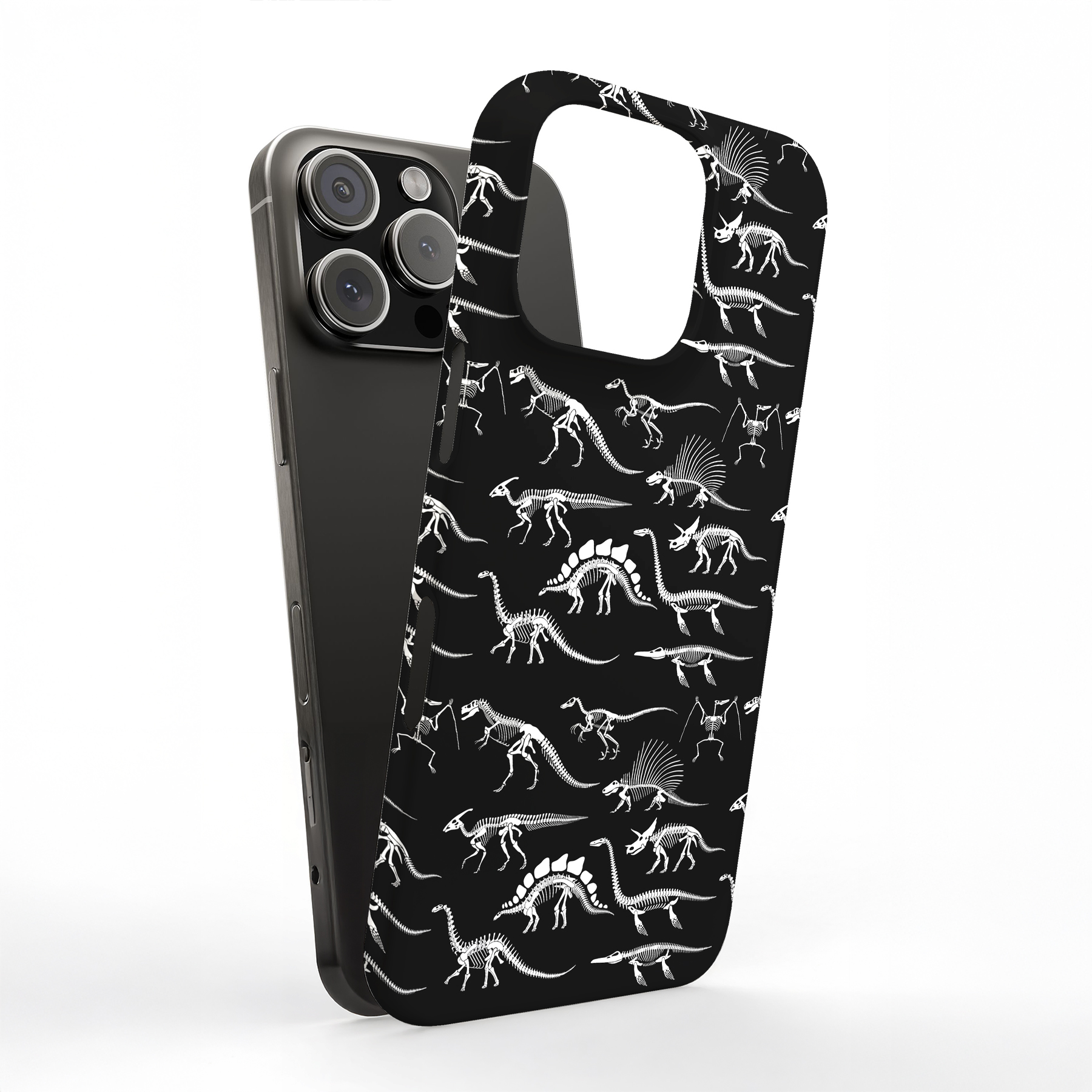 Tough Cases For Apple iPhone (17,16,15,14,13,12,11,X,8),Dinosaur 3 Print