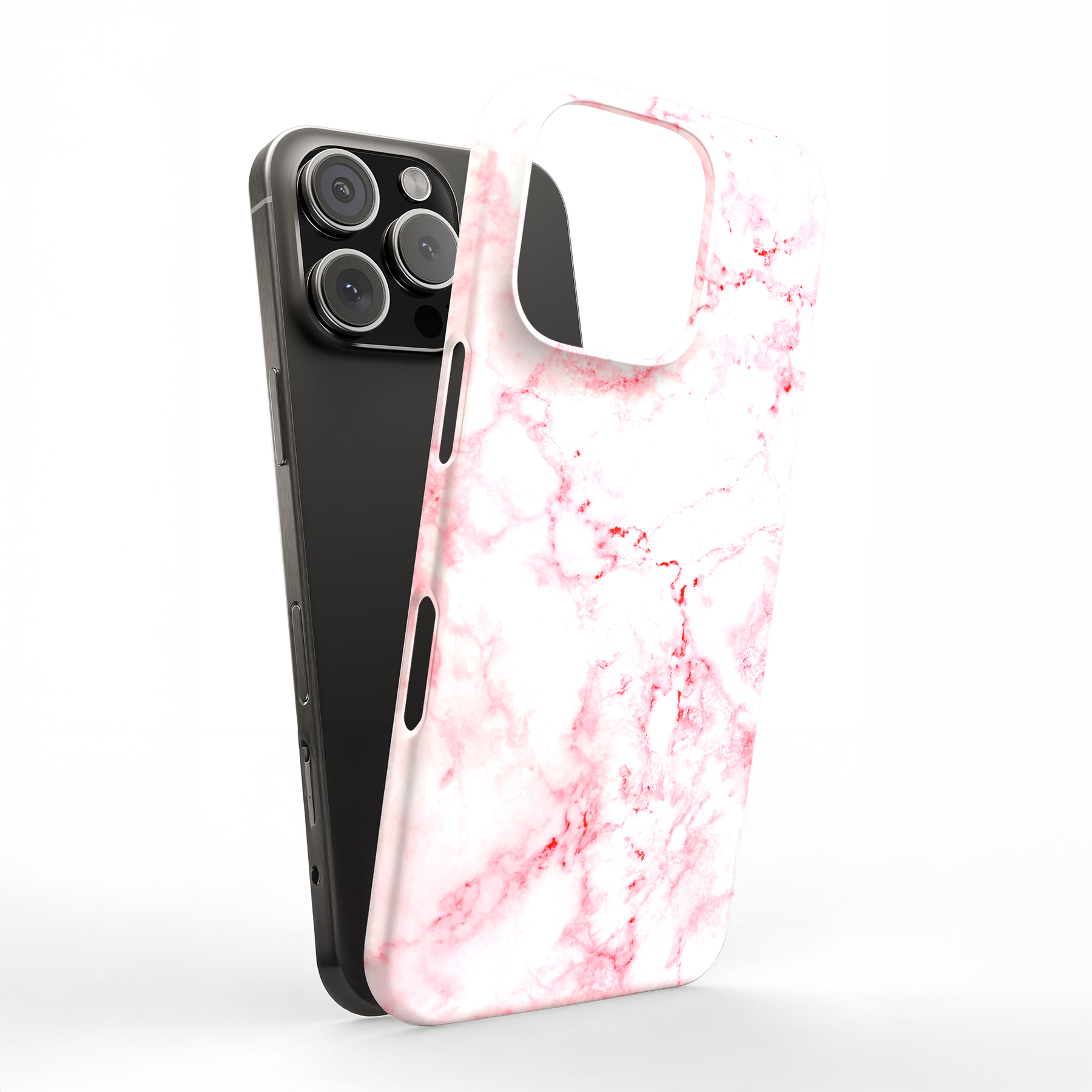 Tough Cases For Apple iPhone (17,16,15,14,13,12,11,X,8),Glossy Marble Print