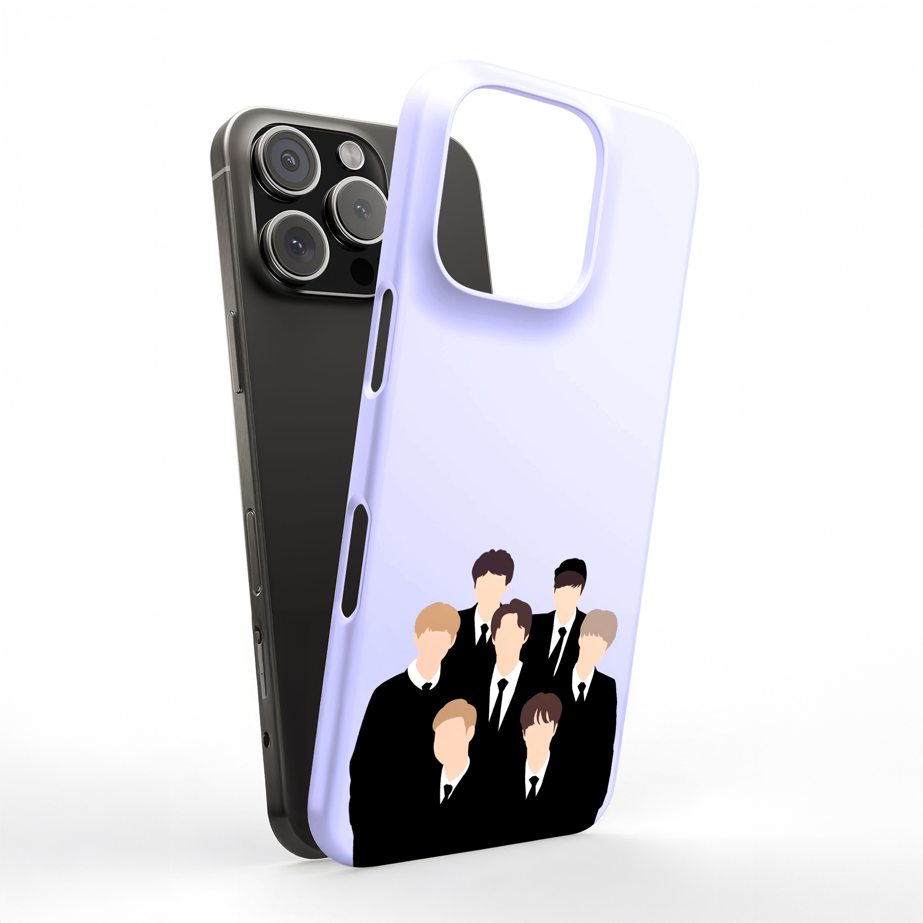 Designer Case For Apple iPhone (16,15,14,13,12,11,X,8,7),BTS KPOP