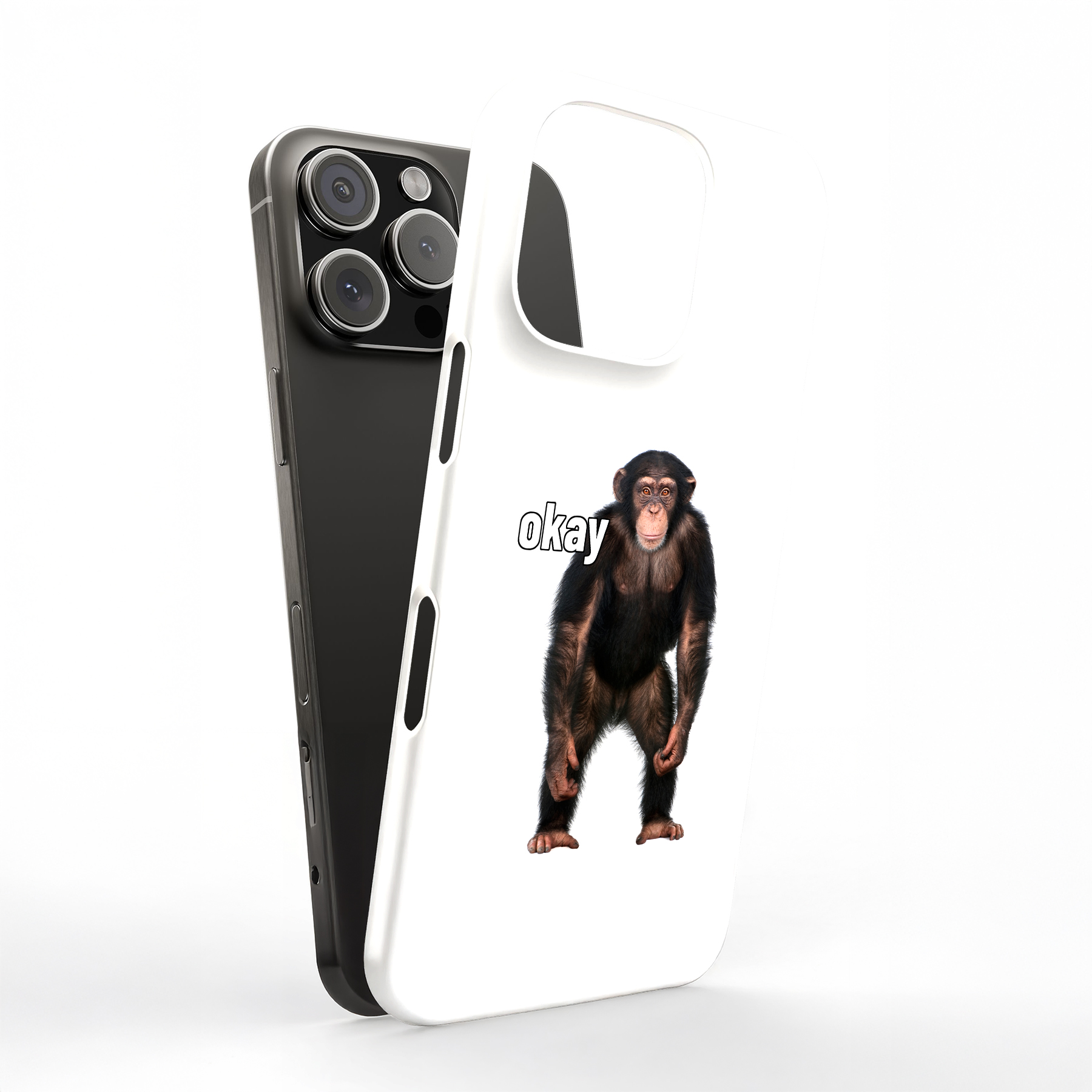 Tough Case For Apple iPhone (17,16,15,14,13,12,11,X,8),Funny Meme Okay Print