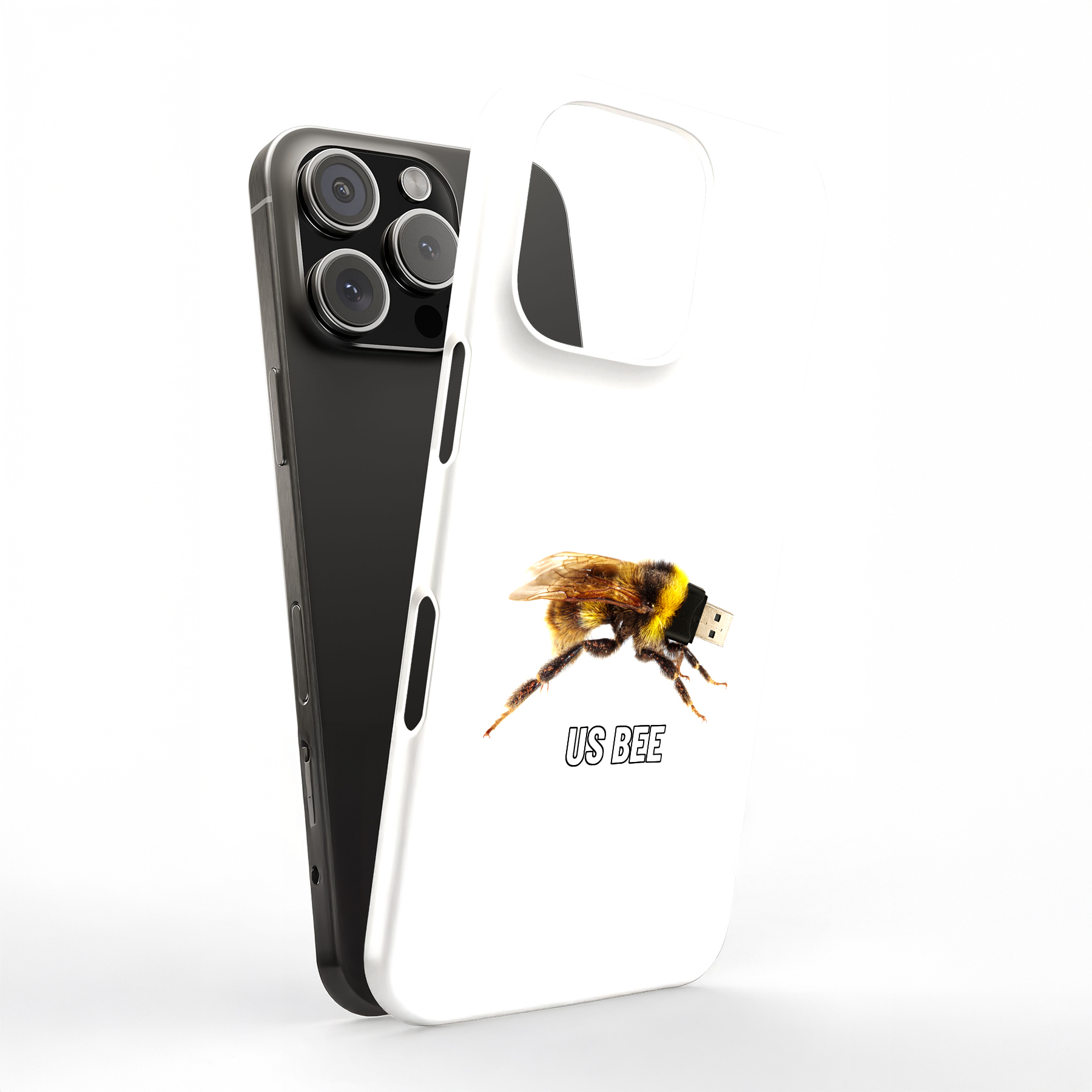 Tough Case For Apple iPhone (17,16,15,14,13,12,11,X,8),US BEE Meme Print