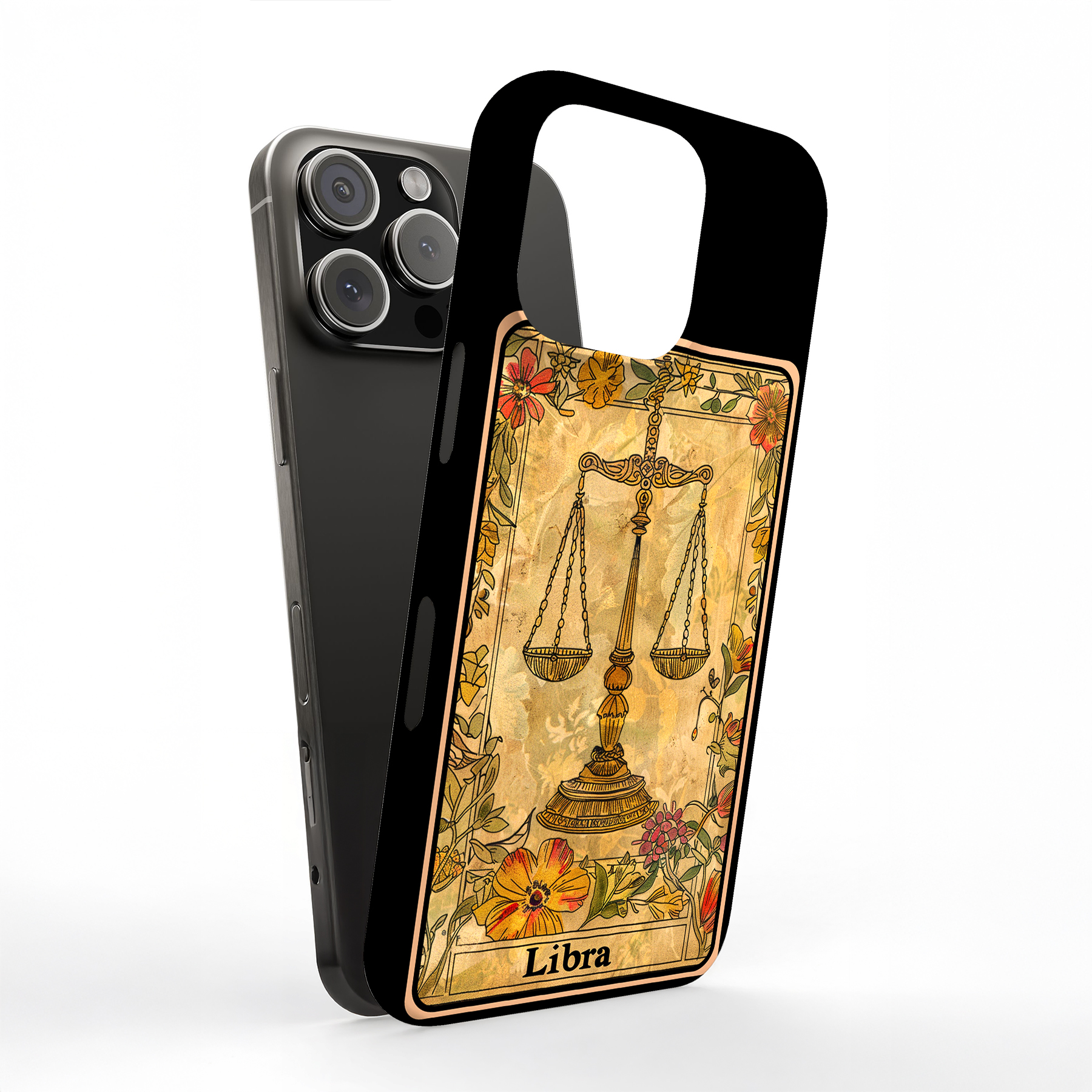 iphone 14 wallet phone case Hand and Hide Custom iPhone 14 Pro Wallet Phone Case iPhone 14 / Chestnut