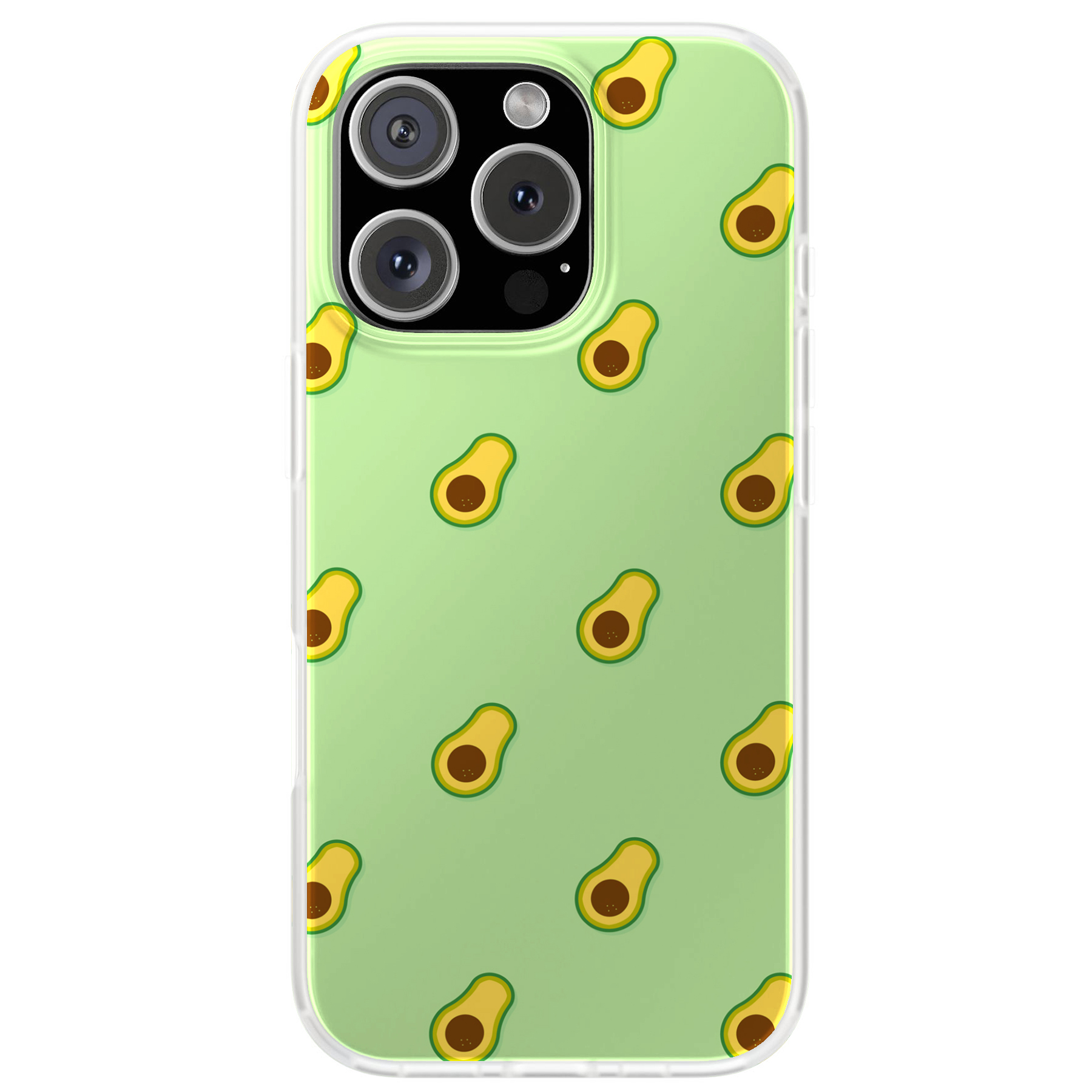 Designer Hülle für Apple iPhone (16,15,14,13,12,11,X,8,7), Avocado Print - Bild 6 von 8
