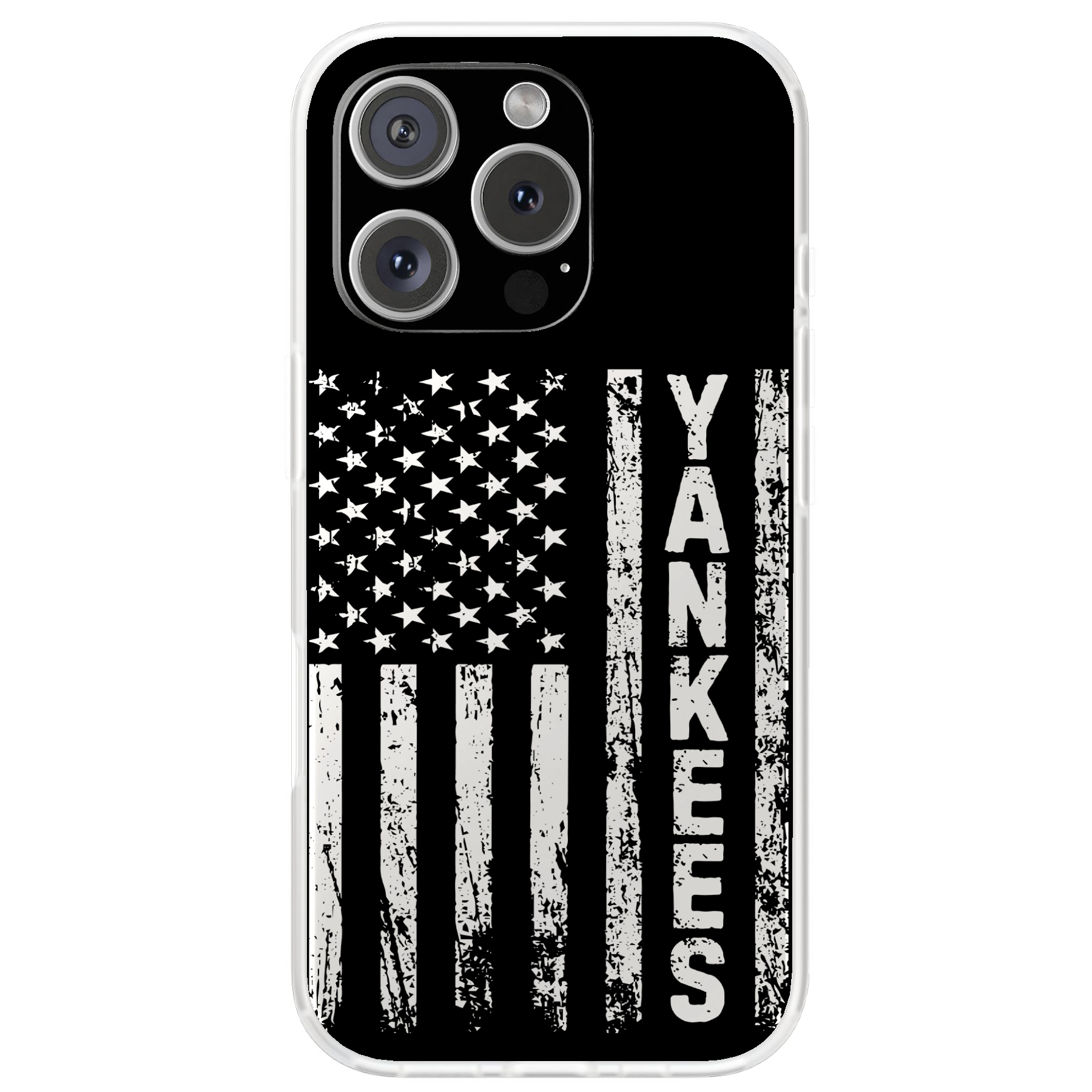 Graphic Case For Apple iPhone (16,15,14,13,12,11,X,8,7),Yankee flag Print