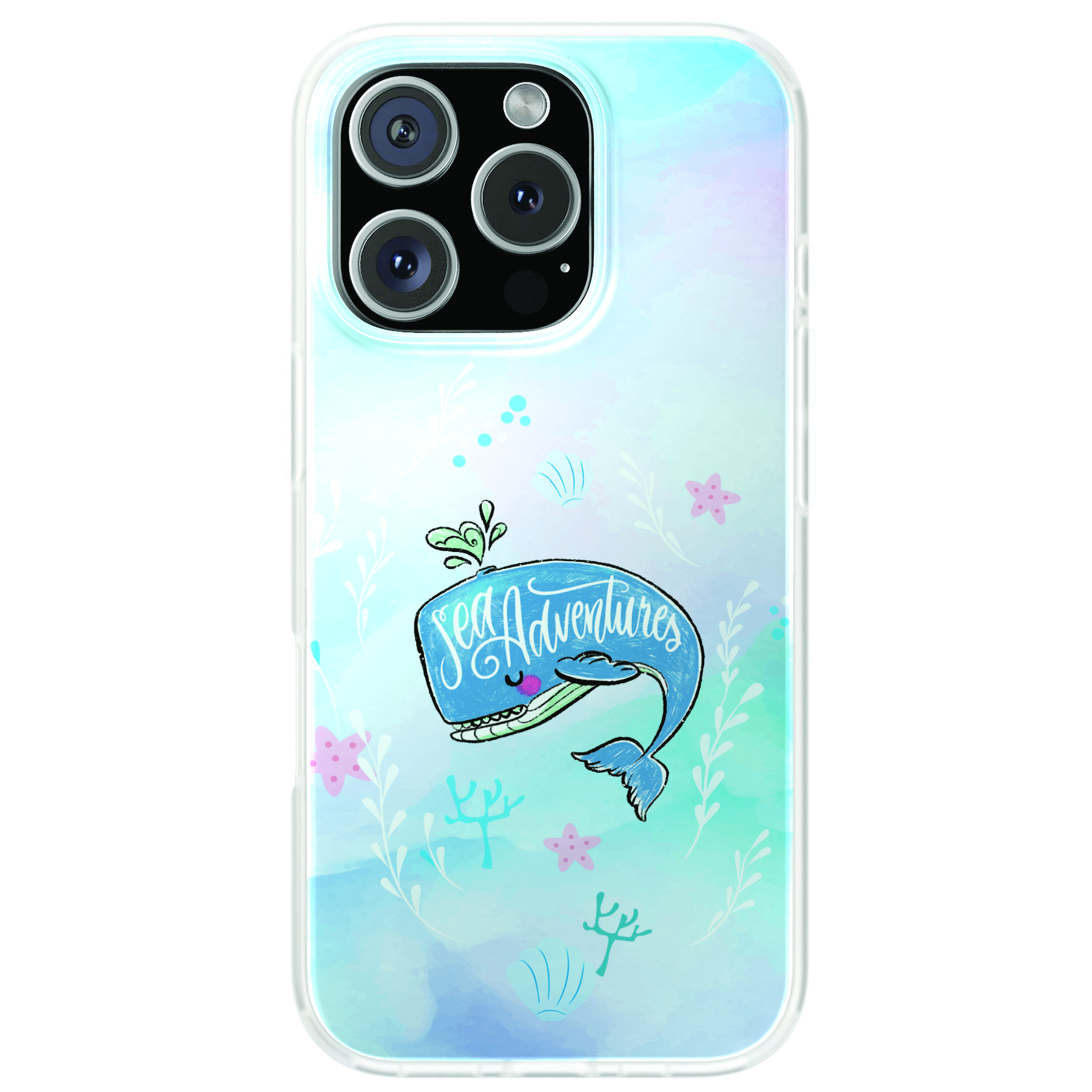 Graphic Case For Apple iPhone (16,15,14,13,12,11,X,8,7),Adventure Whale  Print | eBay
