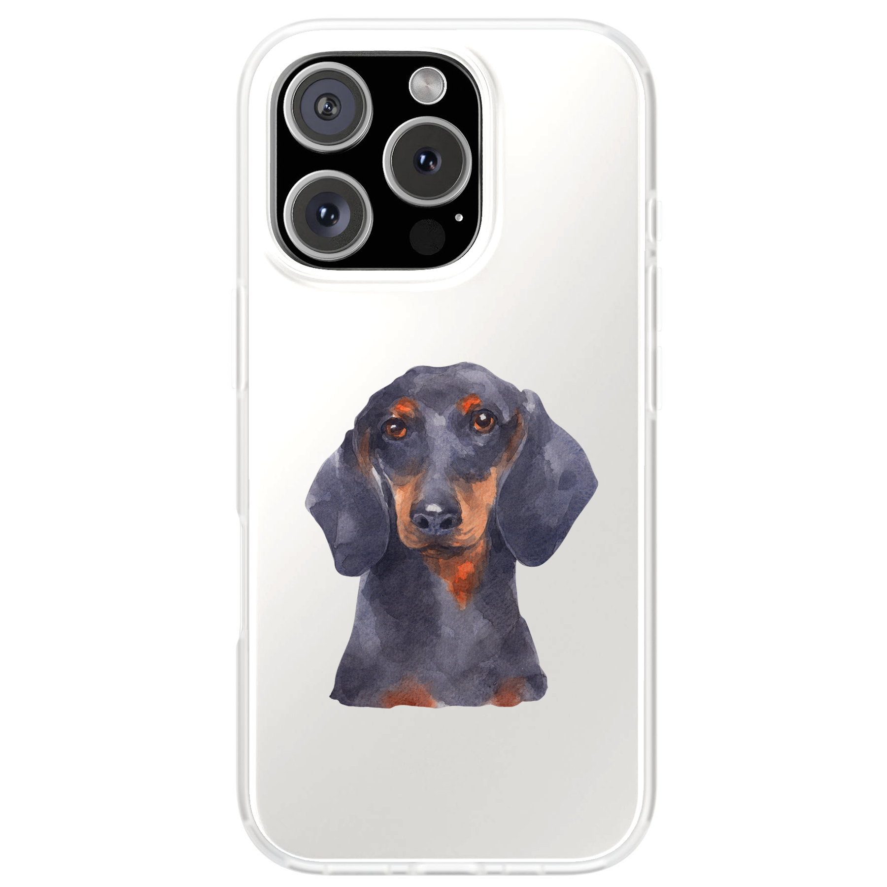Design Case For Apple iPhone (16,15,14,13,12,11,X,8,7),Dog Painting k Print