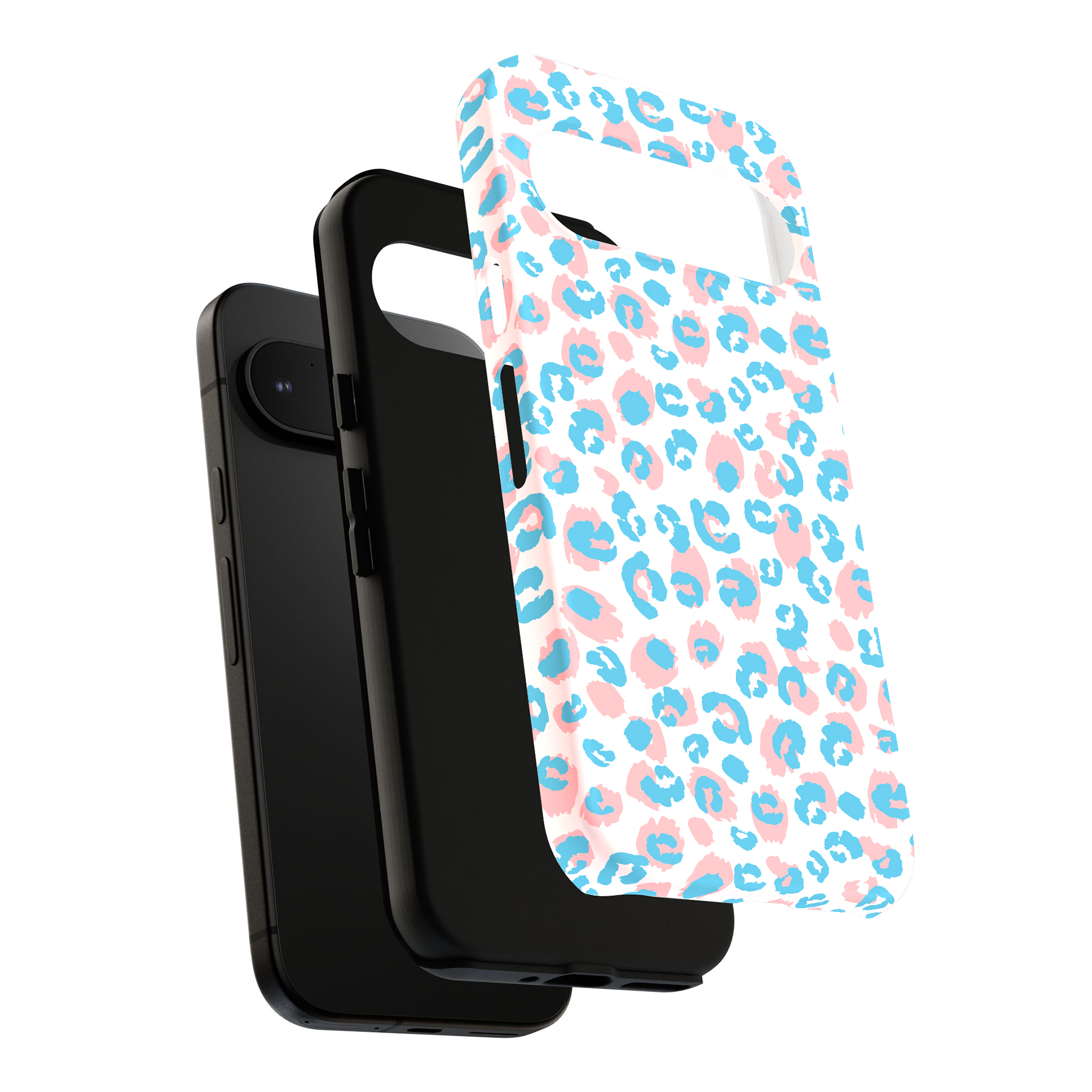 Phone Case For Google Pixel (Pixel 9,8,7,6,5,4,4a,3,3a,2),Pink Leopard Print