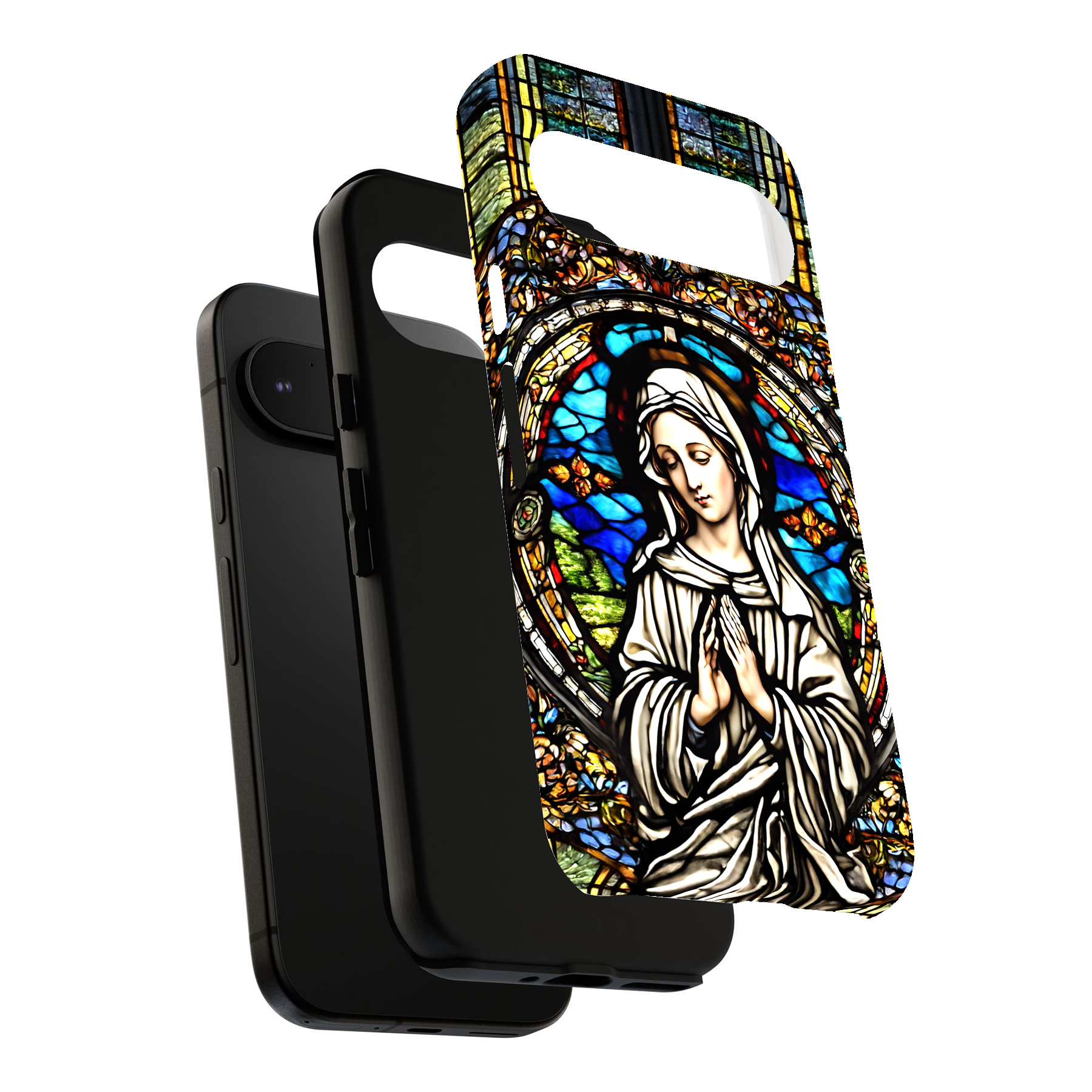 Funda Para Google Pixel (Pixel 9,8,7,6,5,4,4a,3,3a,2), Virgen María 2 Impresión - Imagen 6 de 6