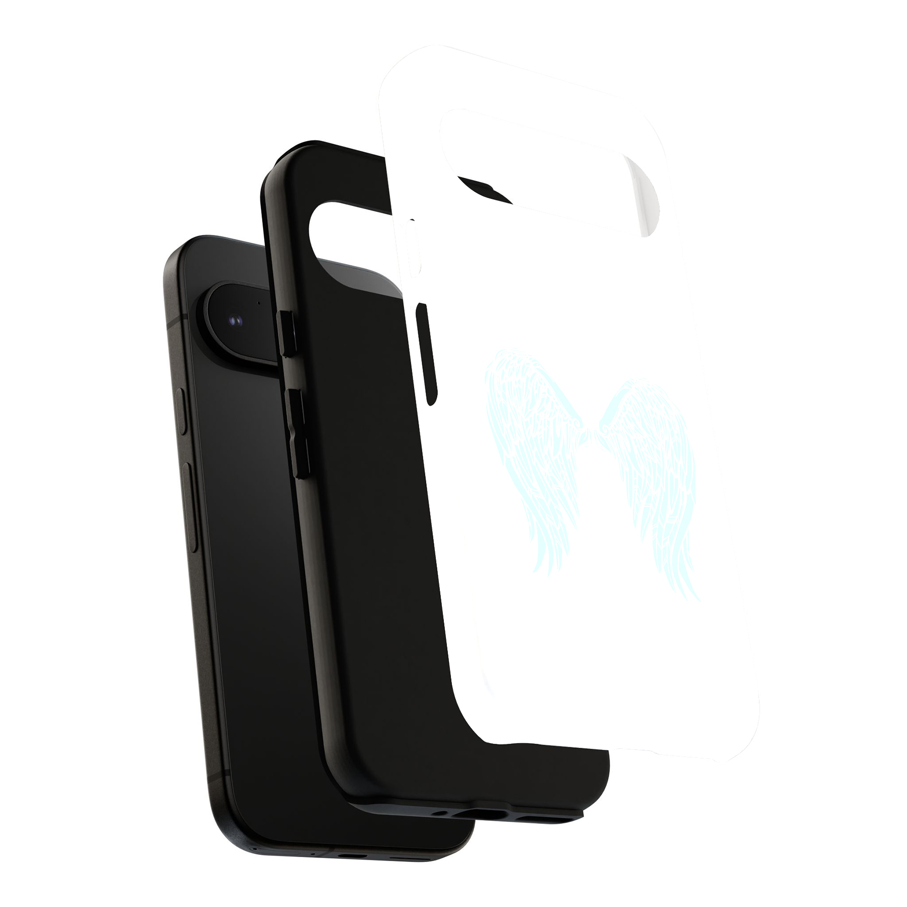 Case For Google Pixel (Pixel 9,8,7,6,5,4,4a,3,3a,2),Blue Wings 1 Print - Picture 6 of 6