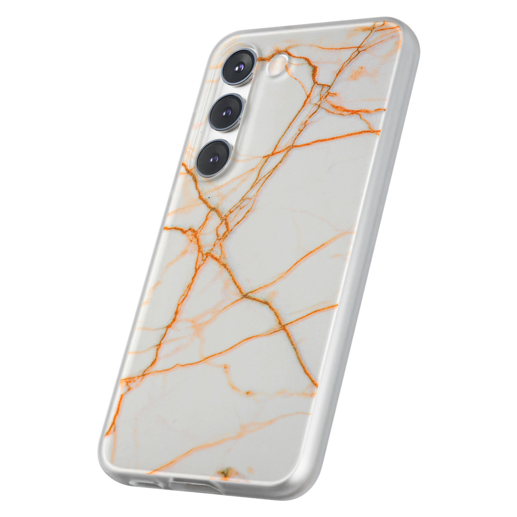Custodia per Samsung Galaxy S (S25,S24,S23,S22,S21,S20,S10), stampa marmo rosa - Foto 6 di 8