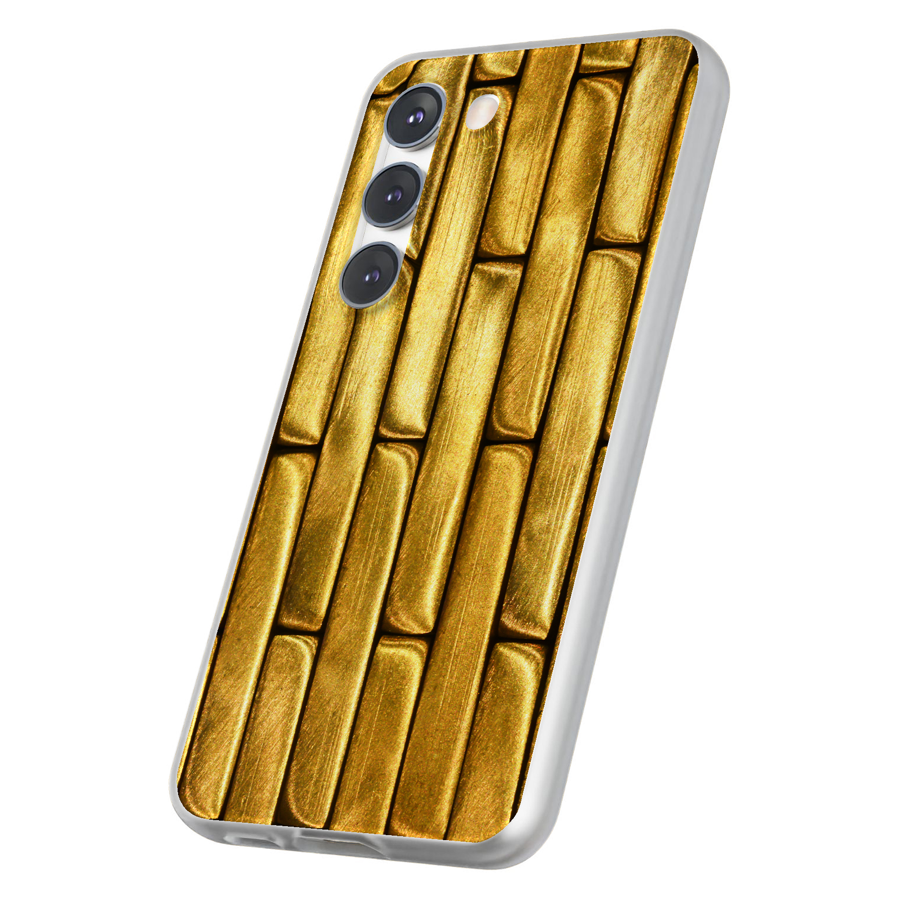 Case For Samsung Galaxy S(S25,S24,S23,S22,S21,S20,S10),Gold Bar 5 Print - Afbeelding 6 van 8