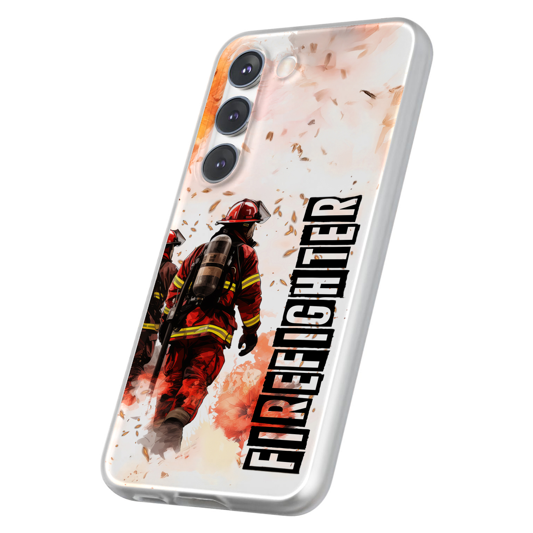 Coque pour Samsung Galaxy S (S25,S24,S23,S22,S21,S20,S10),Impression Pompier - Photo 6 sur 8