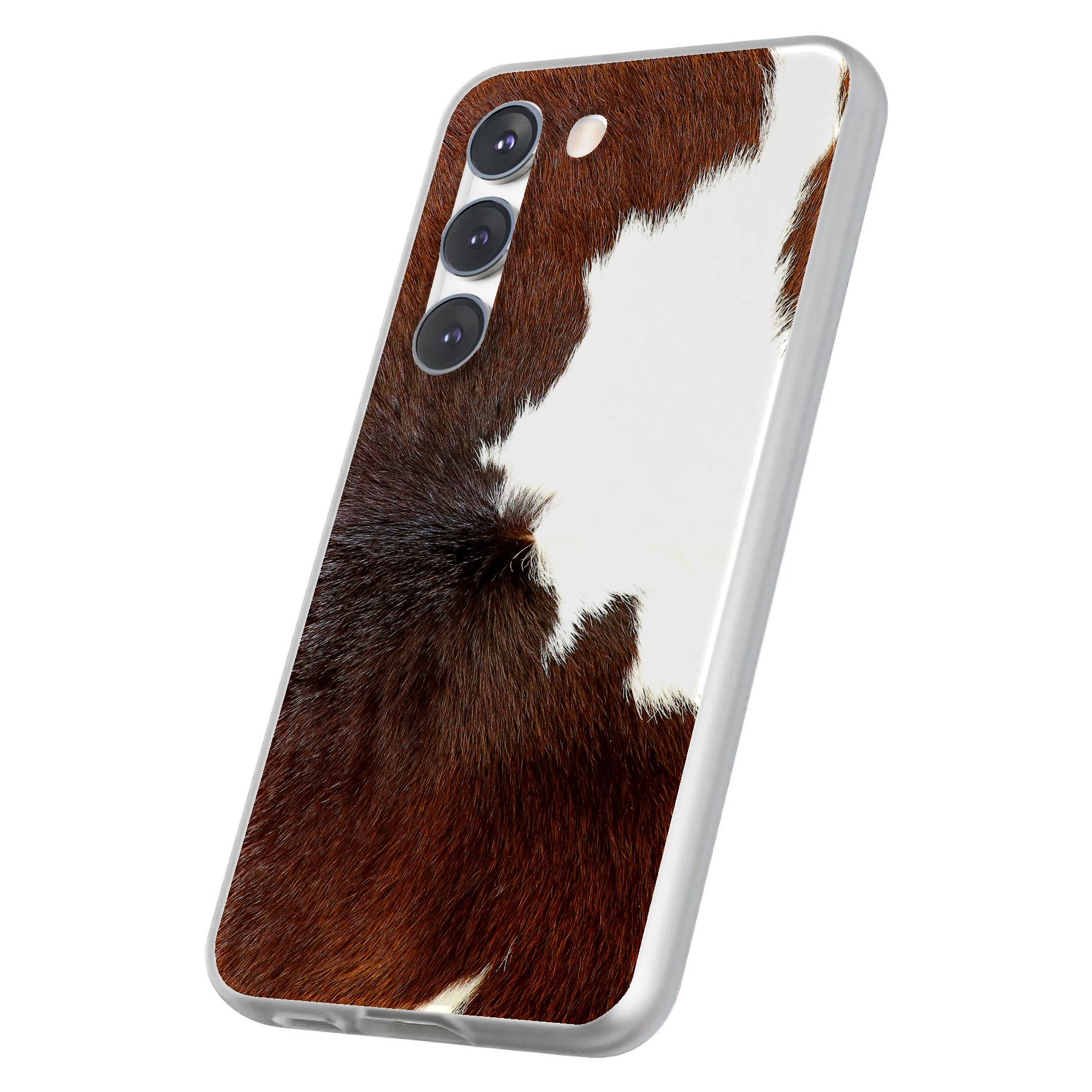 Case For Samsung Galaxy S(S25,S24,S23,S22,S21,S20),Dairy Cow Fur Print