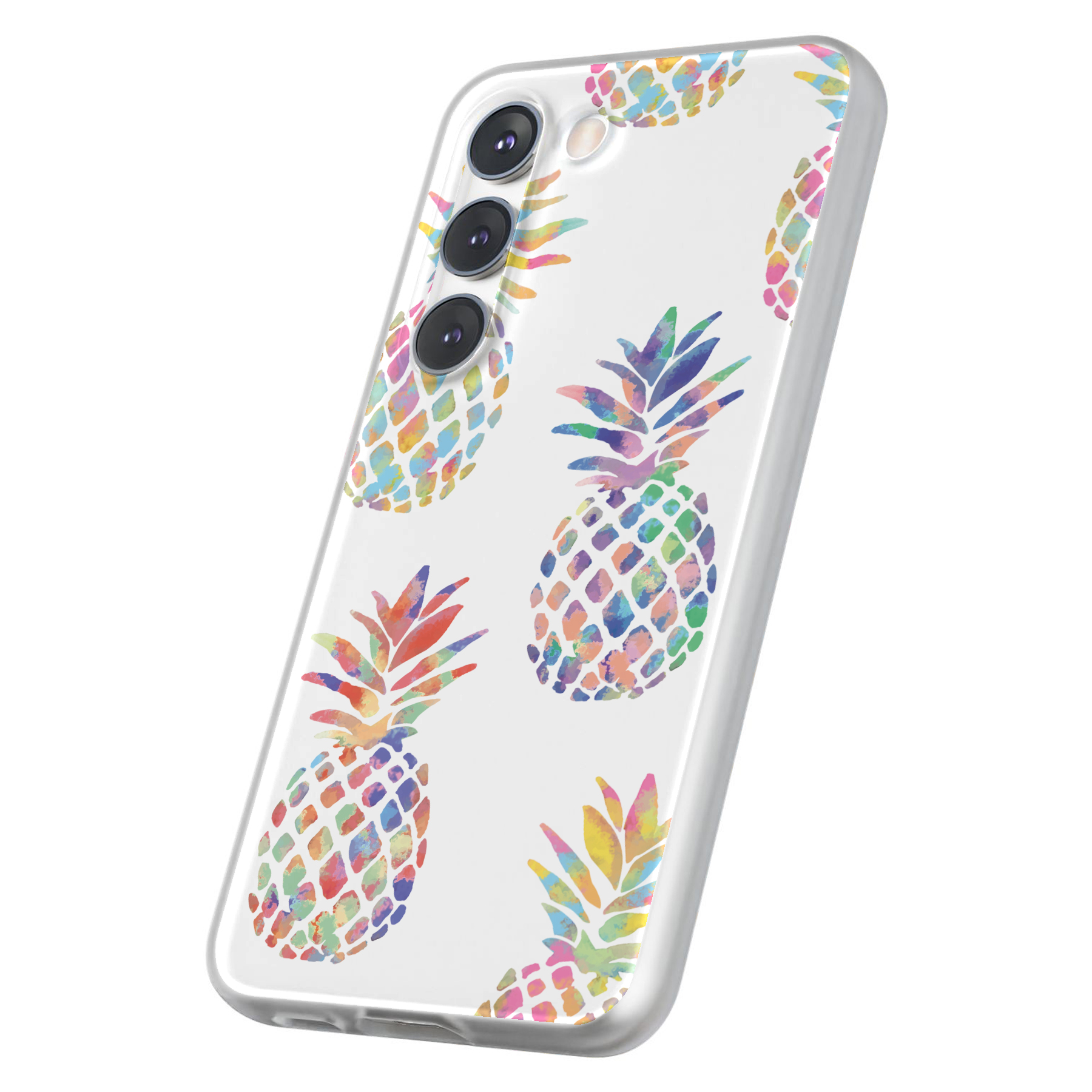 Case For Samsung Galaxy S(S25,S24,S23,S22,S21,S20,S10),Pineapple Print