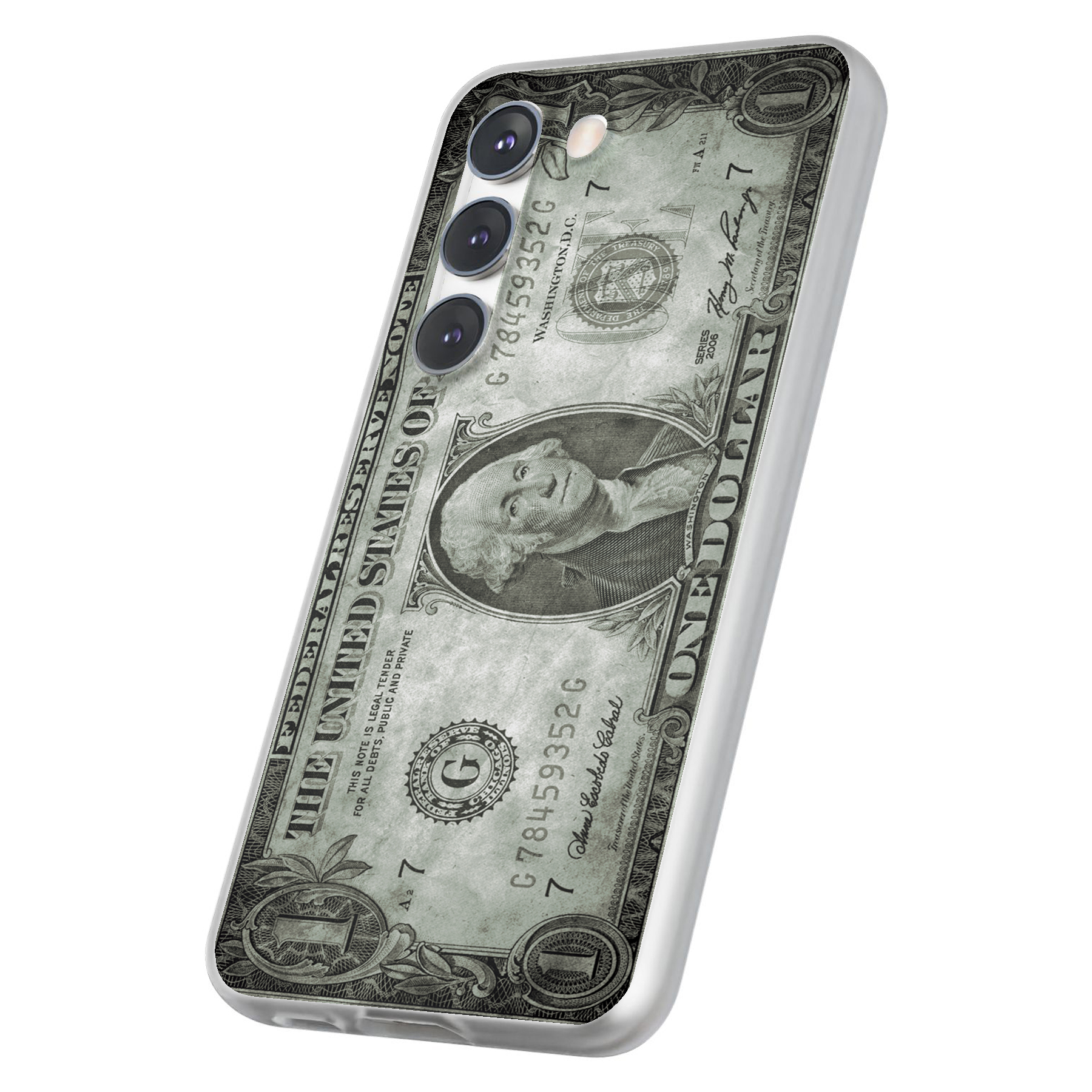 Case For Samsung Galaxy S(S25,S24,S23,S22,S21,S20),Grunge Bill Print