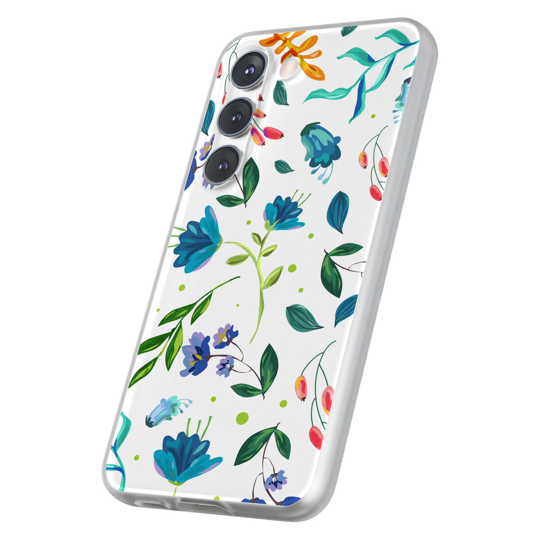 Case For Samsung Galaxy S(S25,S24,S23,S22,S21,S20),Flower 2 Print