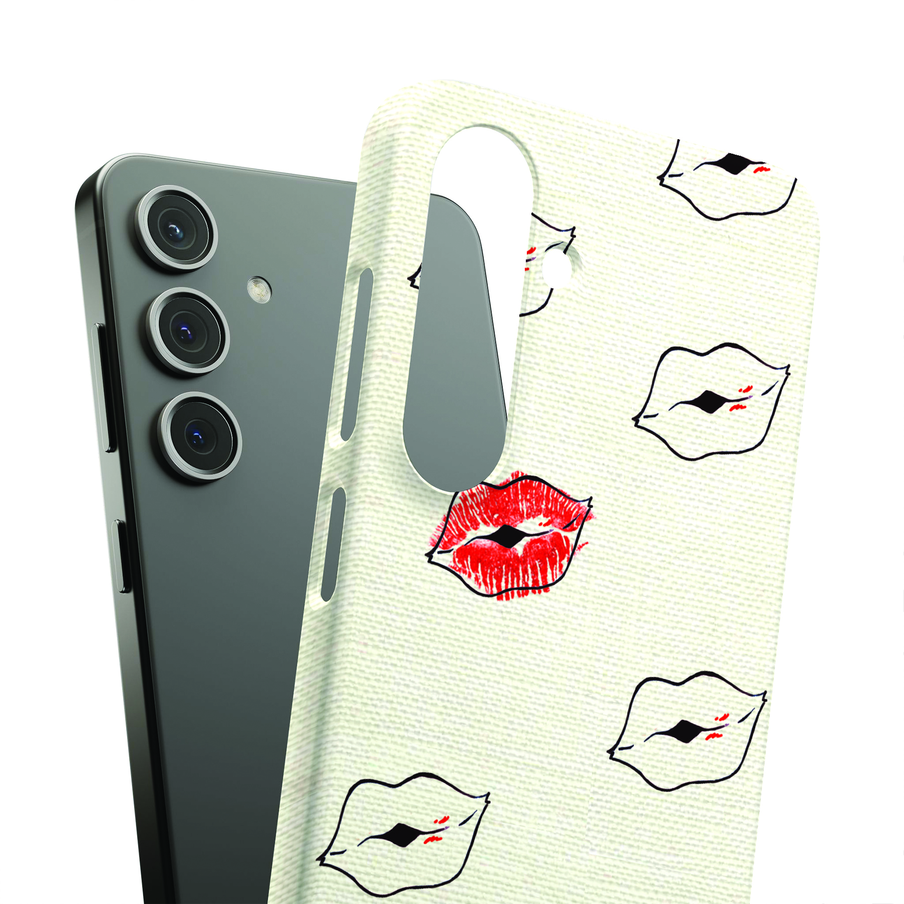 Tuf Case For Samsung Galaxy S(S25,S24,S23,S22,S21,S20),Love & Kisses Print